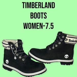 Timberland Boots - Black & White
